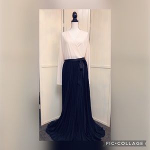 Beautiful elegant XL floor length wrap dress